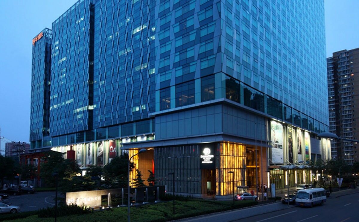 Doubletree By Hilton Beijing Hotel Bagian luar foto